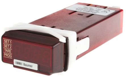 Baumer TA1220, светодиодный цифровой щитовой многофункциональный измеритель скорости, частоты, 45 мм x 22 мм