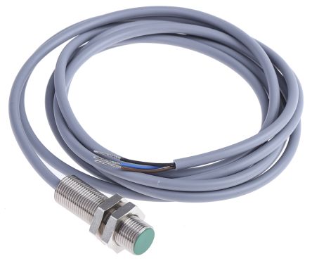 Baumer IFRM 12P1702/L, индуктивный датчик приближения в резьбовом цилиндрическом корпусе, M12 x 1, PNP, IFRM 12P1702/L, 3 В, 4 мм, 30 В пост. тока, 200 мА