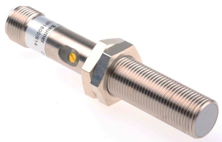 Baumer CFAM 12P1600/S14, ёмкостный датчик приближения в резьбовом цилиндрическом корпусе, CFAM 12, 4 мм, M12 x 1, PNP, 200 мА, 30 В, 30 В пост. тока