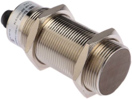Baumer CFAM 30P1600/S14, ёмкостный датчик приближения в резьбовом цилиндрическом корпусе CFAM, 15 мм, M30 x 1.5, PNP, 200 мА, 30 В, 30 В пост. тока