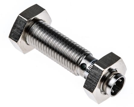 Baumer IFRM 08P17A3/S35L, индуктивный датчик приближения в резьбовом цилиндрическом корпусе, M8, PNP, 30 В, 2 мм, 30 В пост. тока, 200 мА