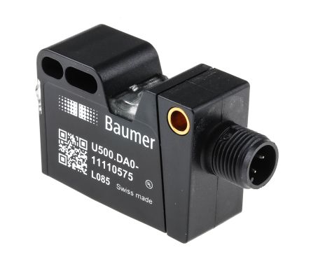 Baumer U500.DA0-AA1B.72O, ультразвуковой датчик приближения, блочное исполнение, M12 x 1 1000 мм 38 мА 4…20 мА 30 В пост. тока 30 В пост. тока