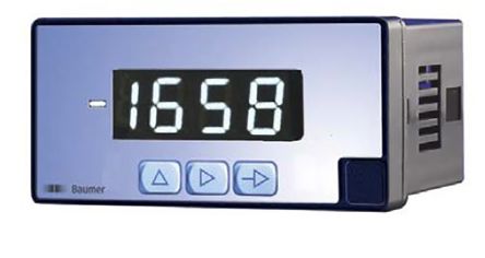 Baumer PA406, светодиодные многофункциональные щитовые измерители для тока перем. тока, 45 мм x 93 мм