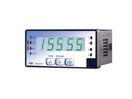 Baumer PA418, цифровой щитовой многофункциональный измеритель тока, напряжения и мощности со светодиодным дисплеем, 45 мм x 92 мм