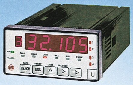 Baumer PA422, светодиодный цифровой щитовой многофункциональный измеритель давления, кручения, веса, 93 мм x 45 мм