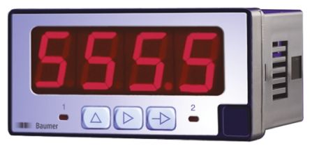 Baumer PA408, светодиодный цифровой щитовой многофункциональный измеритель тока, напряжения, температуры, сопротивления, 45 мм x 93 мм