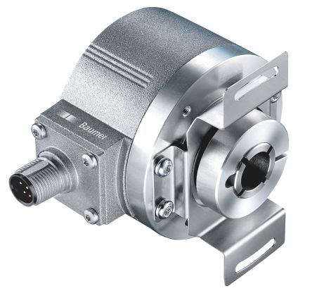 Baumer EIL580P, оптический инкрементальный энкодер, 30 В пост. тока, 65536 имп/об, сигнал TTL/HTL, полый тип, вал 12 мм