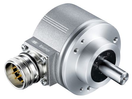 Baumer EIL580, оптический инкрементальный энкодер, 30 В, 1024 имп/об, Push-Pull, сигнал HTL, сплошной вал, вал 10 мм
