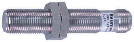 Baumer IFRD 12P17A3/S14L, индуктивный датчик приближения с резьбовым цилиндрическим корпусом, 12 мм PNP 30V 4 мм 30 В пост. тока 200 мА