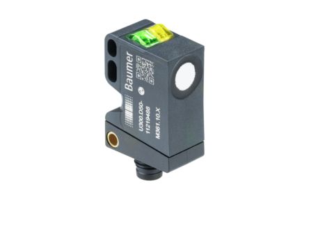 Baumer U300.EA0-GP2J.72N, прямоугольный датчик приближения U300.EA0, M8, 1000 мм, 100 мА, двухтактный (Push-Pull), 30 В пост. тока, 30 В пост. тока