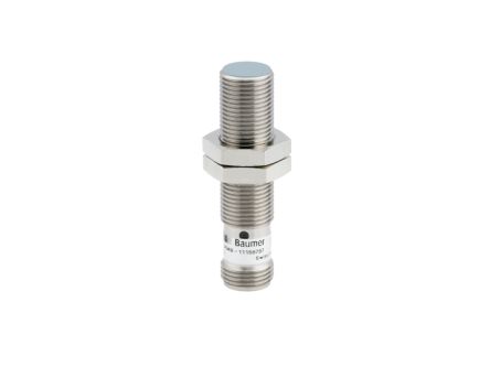 Baumer IR12.D04S-F50.UA1Z.7BO, датчик приближения в цилиндрическом корпусе, M12, 0/10 В, 36 В пост. тока, 4 мм