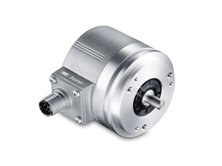 Baumer Micro, инкрементальный энкодер, 30 В, 65536 имп/об, инкрементальный сигнал, сплошной вал, 58 мм
