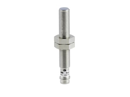 Baumer IFRM 08P17A4/S35L, индуктивный датчик приближения в резьбовом цилиндрическом корпусе, M8 PNP 30 В, 2 мм, 36 В пост. тока, 200 мА