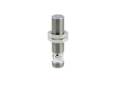Baumer IFRM 12N1501/S14L, датчик приближения в резьбовом цилиндрическом корпусе, M8, NPN, 30 В, 2 мм, 30 В пост. тока, 200 мА