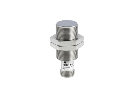 Baumer IFRM 18P17A5/S14L, индуктивный датчик приближения в резьбовом цилиндрическом корпусе, M12 PNP 30 В, 8 мм, 36 В пост. тока, 200 мА