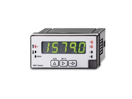 Baumer NE1218, цифровой щитовой многофункциональный измеритель с LED-дисплеем, для скорости, частоты, 48 мм x 96 мм