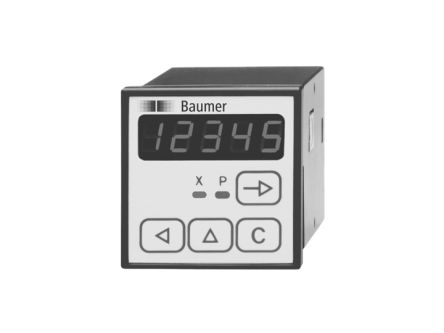 Baumer NE210 TCP, Modbus, счётчик, 5-разрядный светодиодный дисплей, 10 Гц, 24 В пост. тока