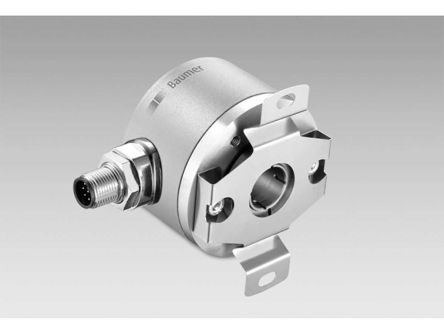 Baumer EAM580, магнитный абсолютный энкодер, 30 В пост. тока, 4096 имп/об, сигнал Push-Pull, полый вал, вал 12 мм