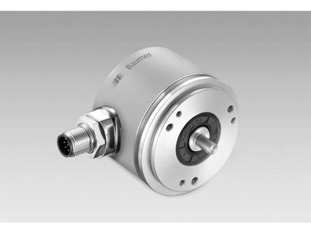 Baumer EAM580, магнитный абсолютный энкодер, 30 В пост. тока, сигнал Push-Pull, сплошной вал, вал 6 мм