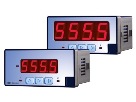 Baumer PA403, светодиодный цифровой щитовой многофункциональный измеритель тока и напряжения, 45 мм x 92 мм