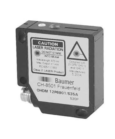 Baumer, фотоэлектрический датчик с подавлением фона, блочное исполнение