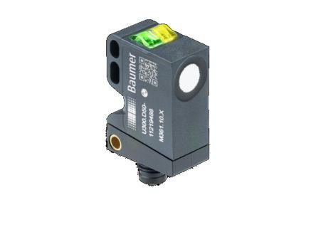 Baumer U300.D50-DPMJ.72N, блочный ультразвуковой датчик приближения U300, IO-Link, 500 мм, 100 мА, 0/10 В, 30 В, 30 В пост. тока